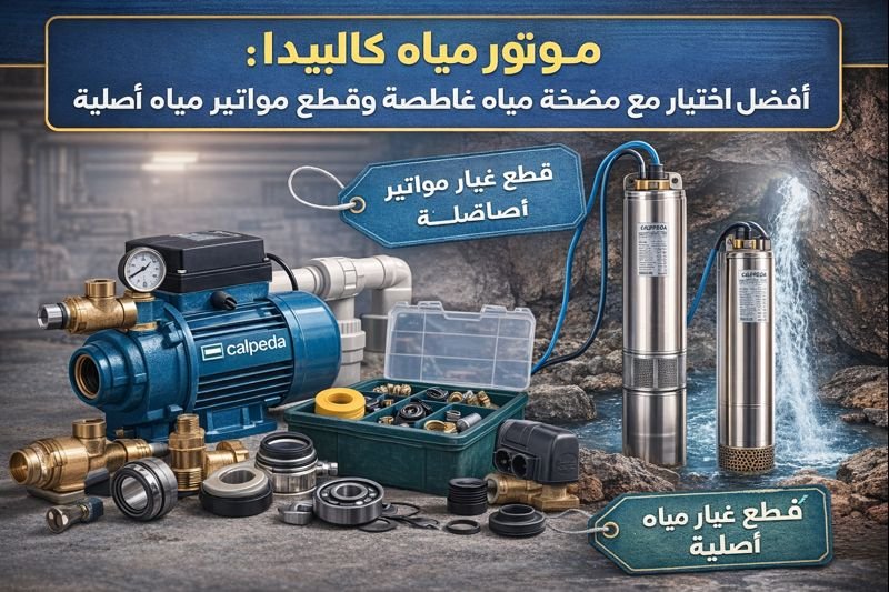 موتور مياه كالبيدا: أفضل اختيار مع مضخة مياه غاطسة وقطع غيار مواتير مياه أصلية
