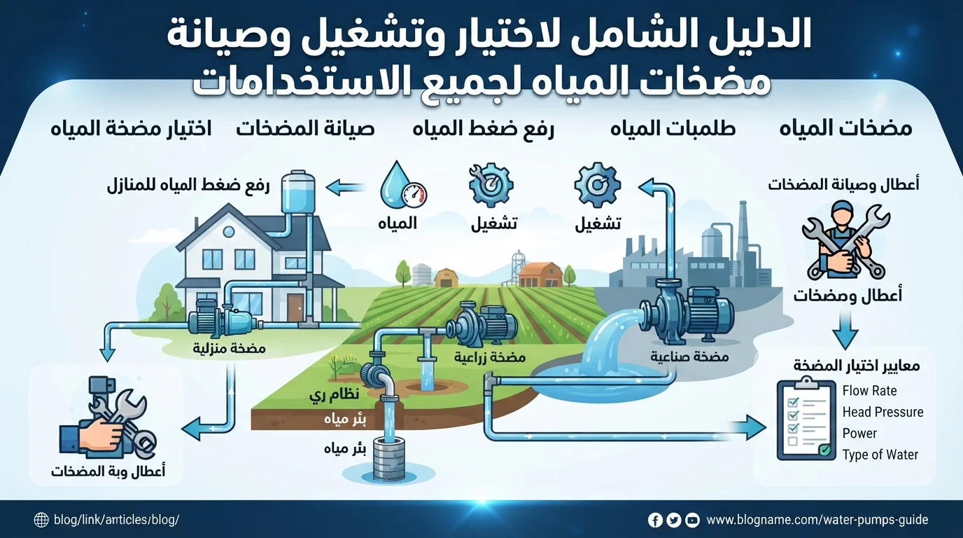 مقدمة: لماذا أصبحت مضخات المياه جزءًا أساسيًا من حياتنا اليومية؟